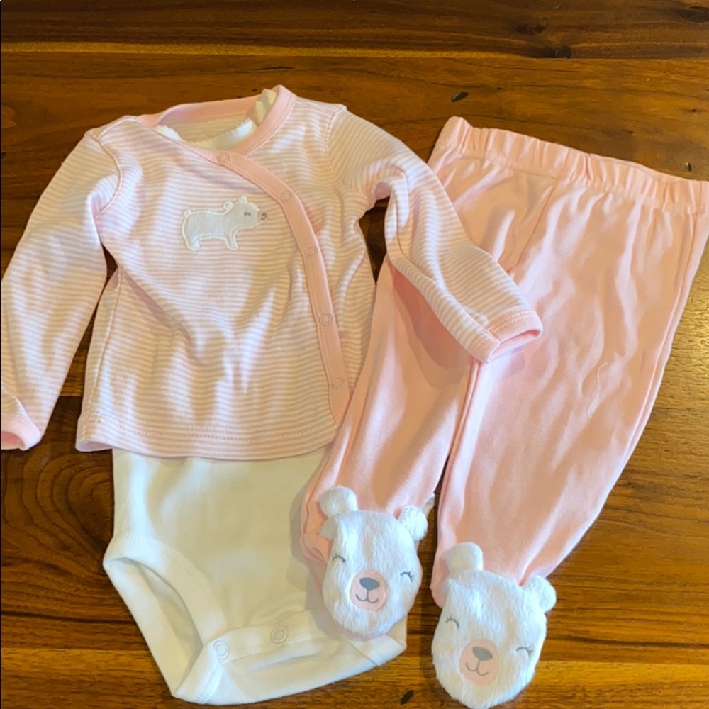 Carters girl 3 piece set